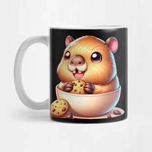 Japanese Art Pastry Foodie Cookie Lover Cute Capybara Mug